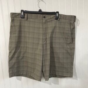 Nike Golf Shorts Plaid Fit‎ Dry Lightweight Mens 40 Performance Stretch Preppy